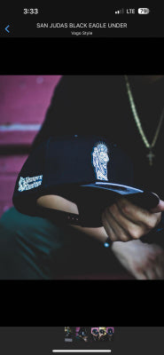 GORRA VAGO STYLE SAN JUDAS NEGRO