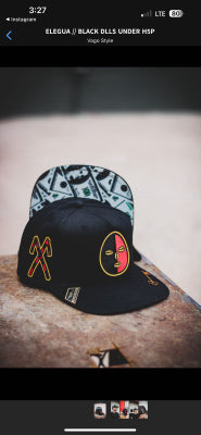 GORRA VAGO STYLE ELEGUA VISERA PLANA BILLETES