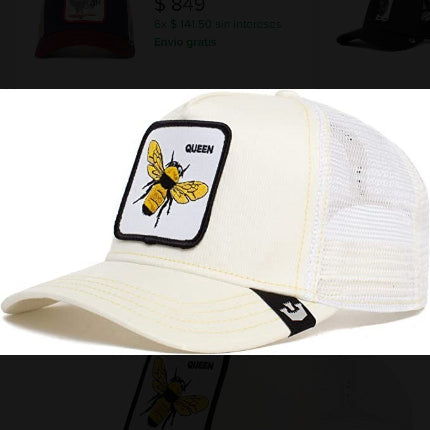 GORRA GOORIN BROS QUEEN WHITE