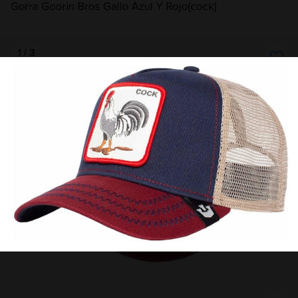 GORRA GOORIN BROS COCK TRUCKER