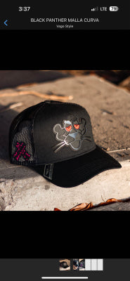 GORRA VAGO STYLE PANTERA MALLA CURVA