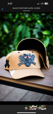 GORRA VAGO STYLE PANTERA CAFE CURVA