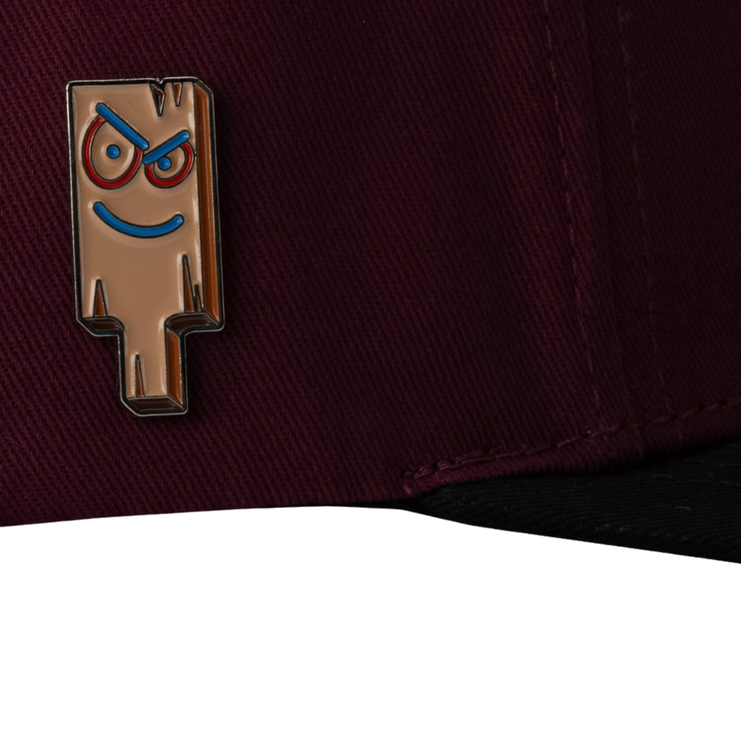 GORRA JC HATS CARTOON BURGUNDY