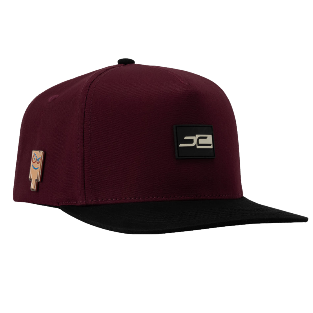 GORRA JC HATS CARTOON BURGUNDY