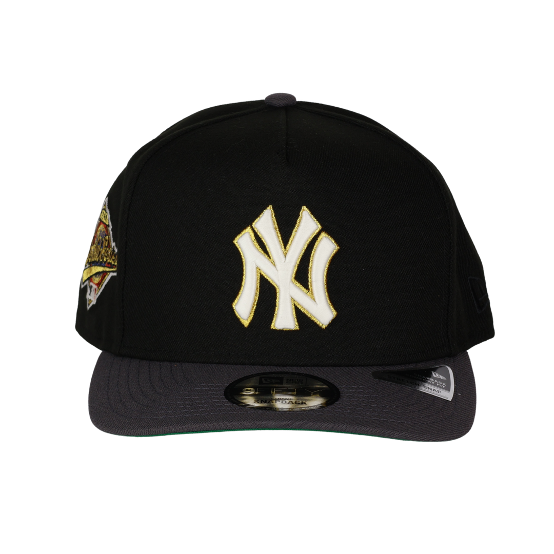 GORRA NEW ERA YANKEES NEGRO GRIS