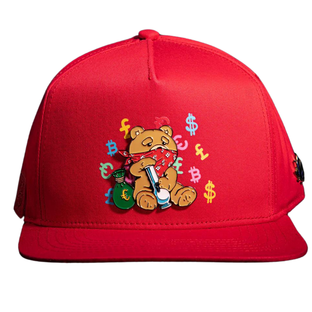 GORRA CASH ONLY TEDDY ROJA