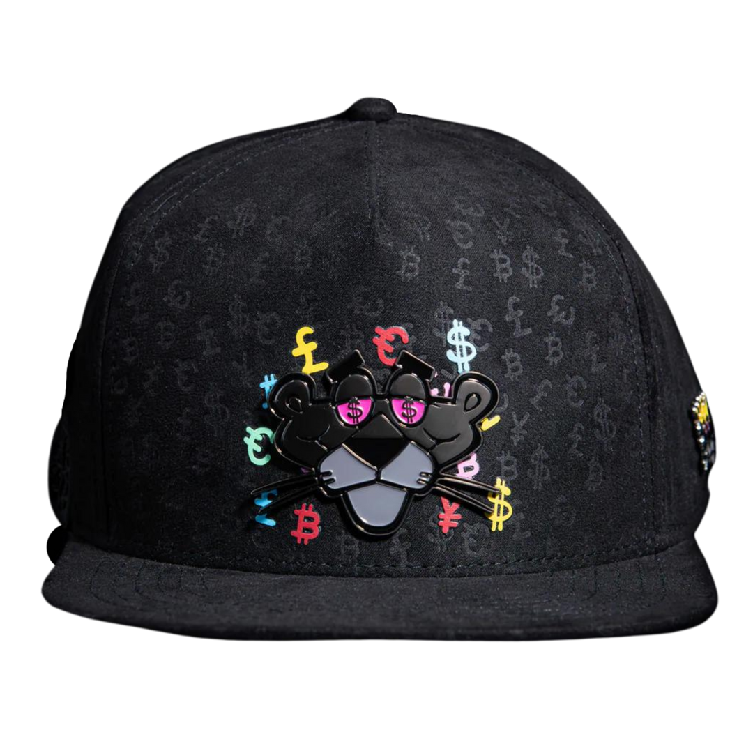 GORRA CASH ONLY PANTERA NEGRA FULL PRINT BLACK