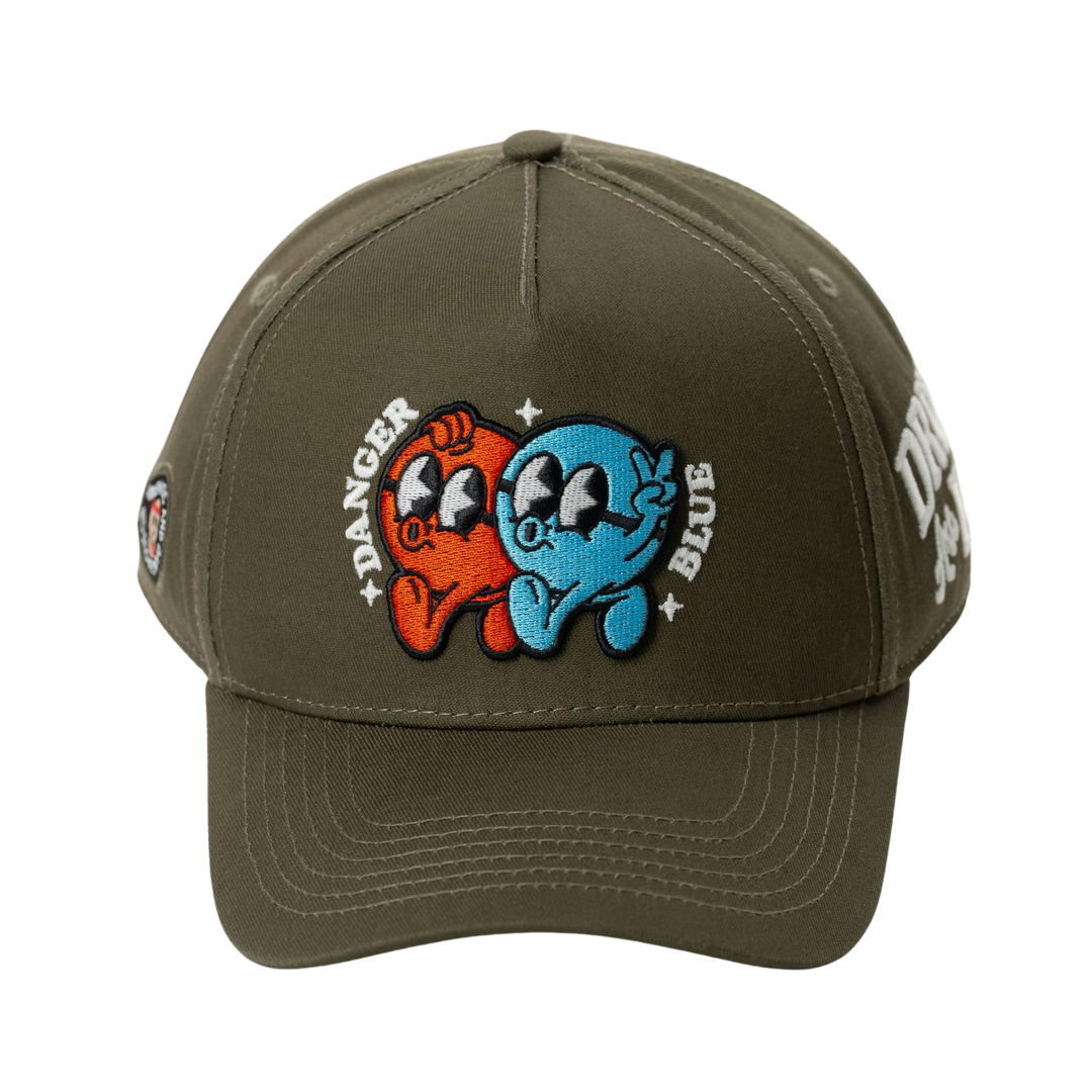 GORRA PROBLEMATIC AND DANGEROUS CLUB DRUGS ARE BAD VERDE MILITAR
