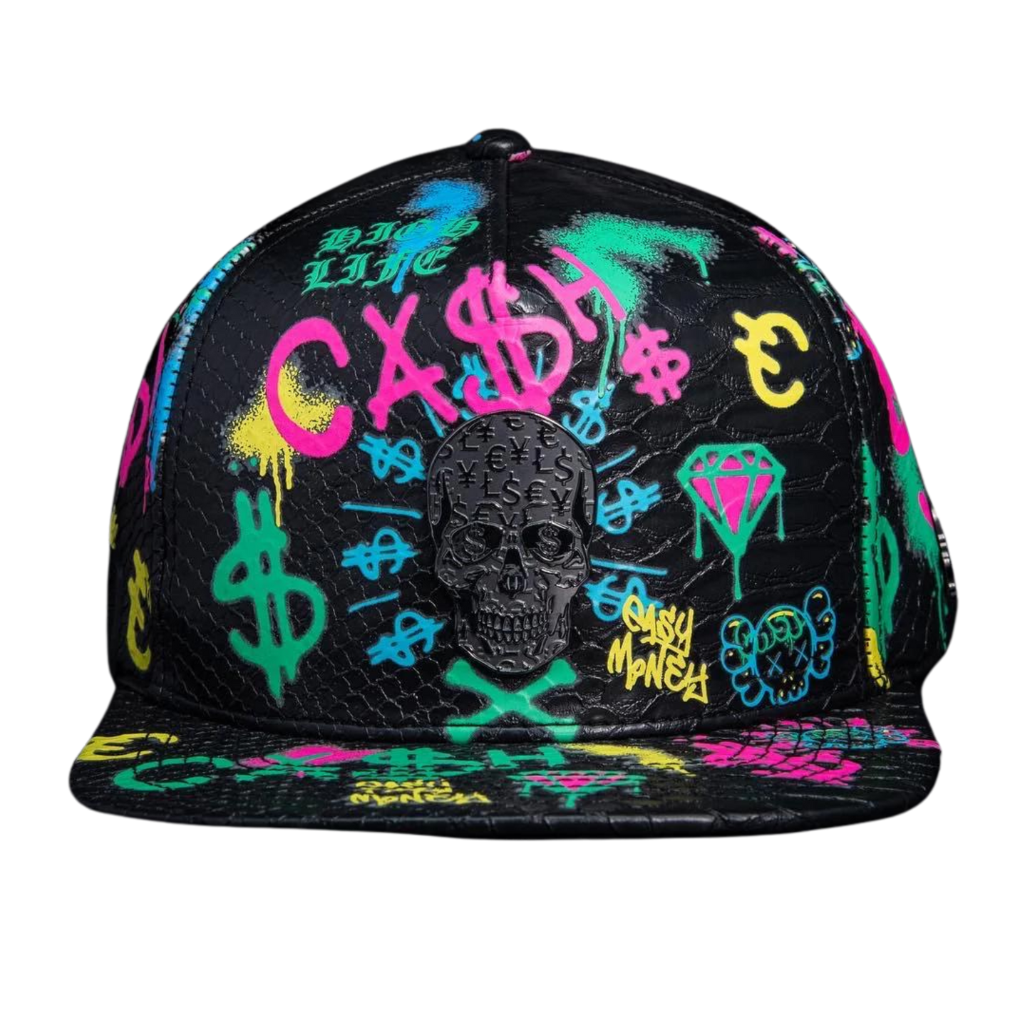 SKULL NEGRO PIEL VISERA