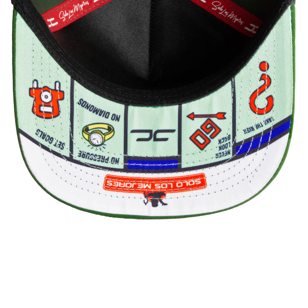 GORRA JC HATS NEVER LOOK BACK GREEN