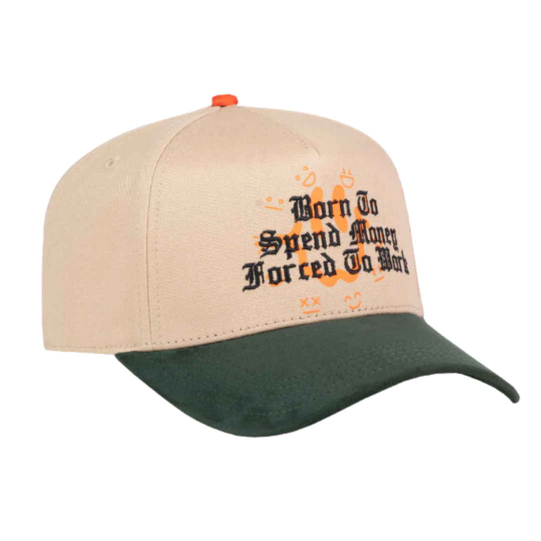 GORRA JC HATS SPEND MONEY BEIGE GREEN
