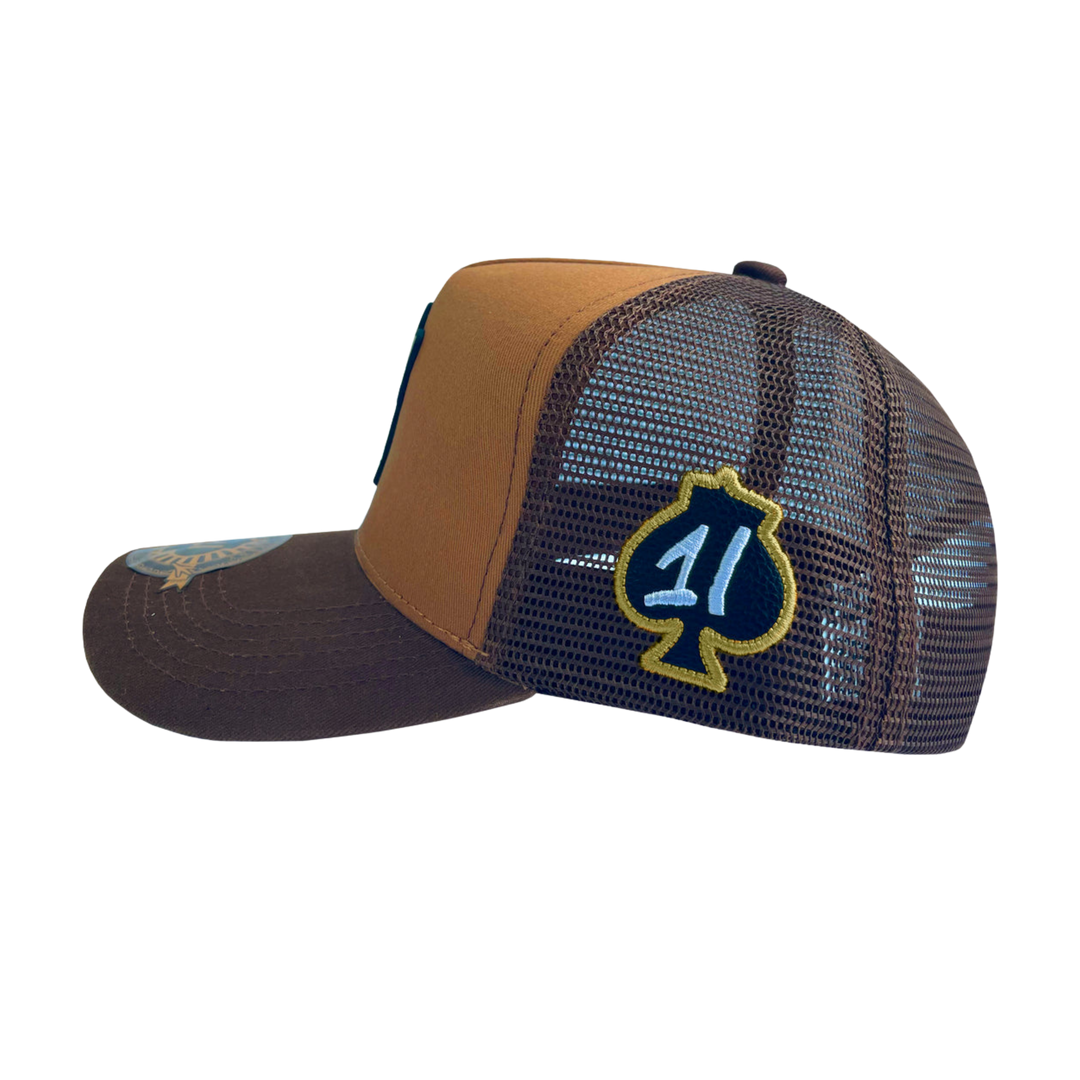 GORRA 1IRON TRENDY EL GALLERO BROWN