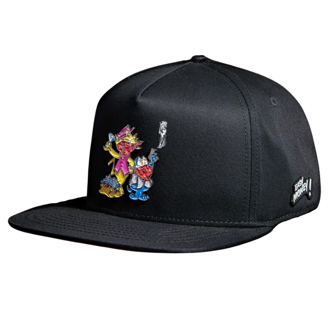 GORRA CASH ONLY DON GATO NEGRA