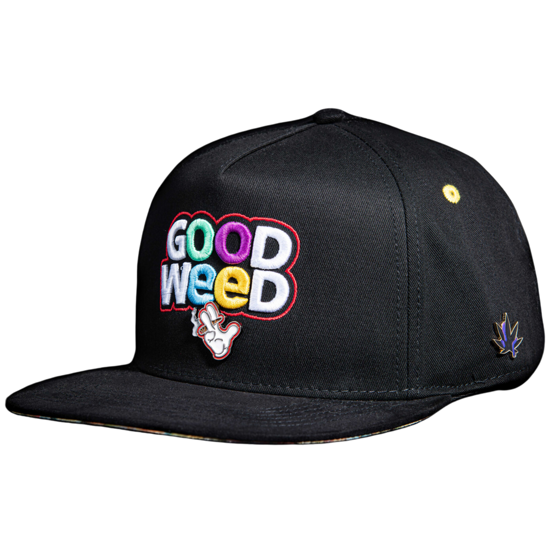 GORRA CASH ONLY GOOD WEED BLACK