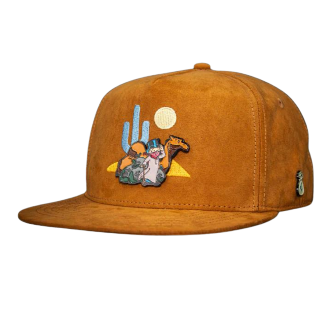 GORRA CASH ONLY CAMEL DESERT IN SUEDE