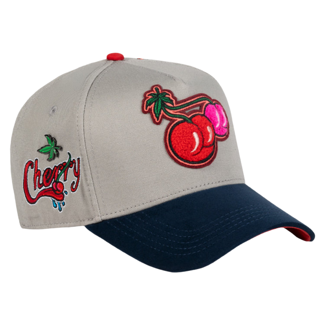 GORRA JC HATS CHERRY GRAY