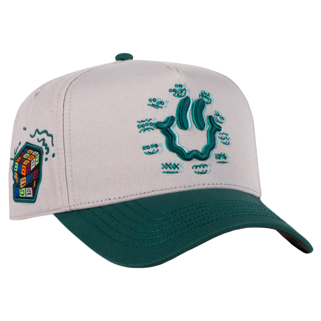 GORRA JC HATS HAPPY FACE GRAY