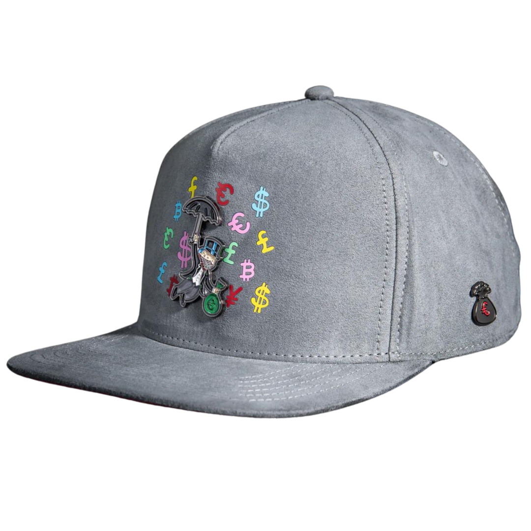 GORRA CASH ONLY MONOPOLY GRIS