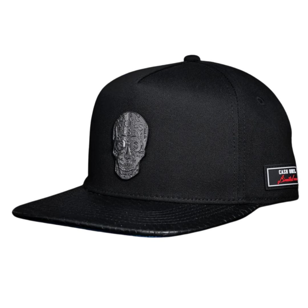 GORRA CASH ONLY SKULL NEGRO