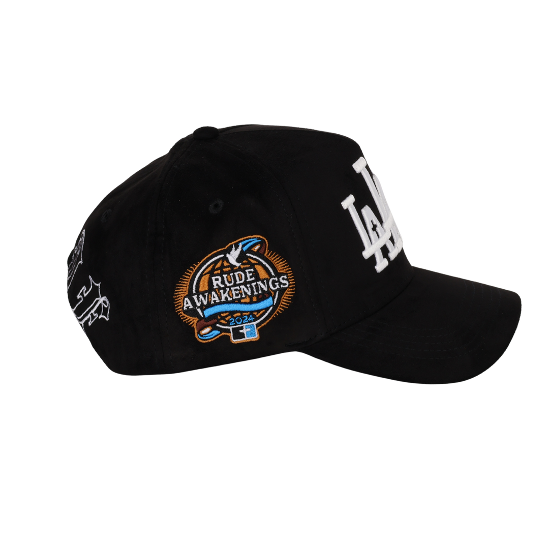 GORRA RUDE AWAKENING LA LA LA BLACK