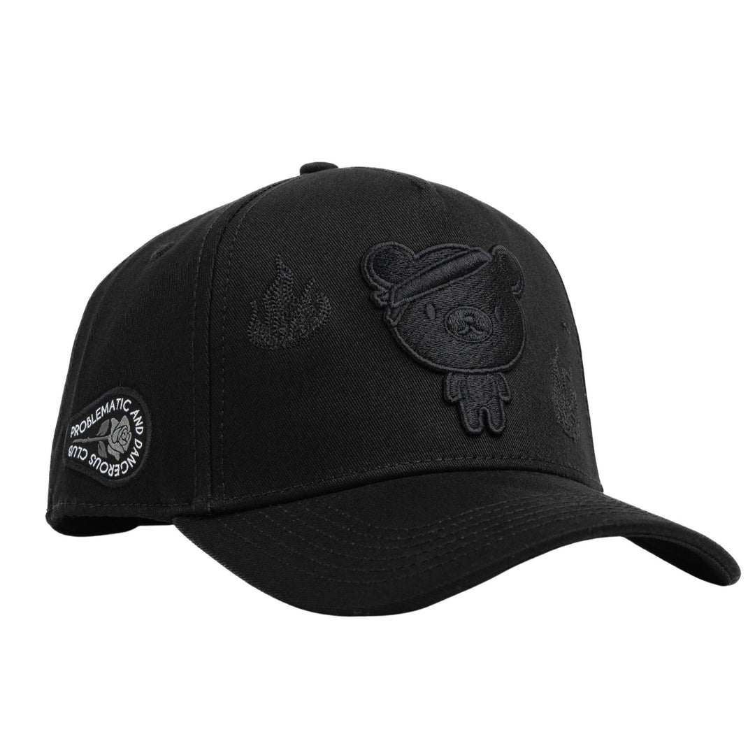GORRA PROBLEATIC AND DANGEROUS CLUB OSO TOTAL BLACK
