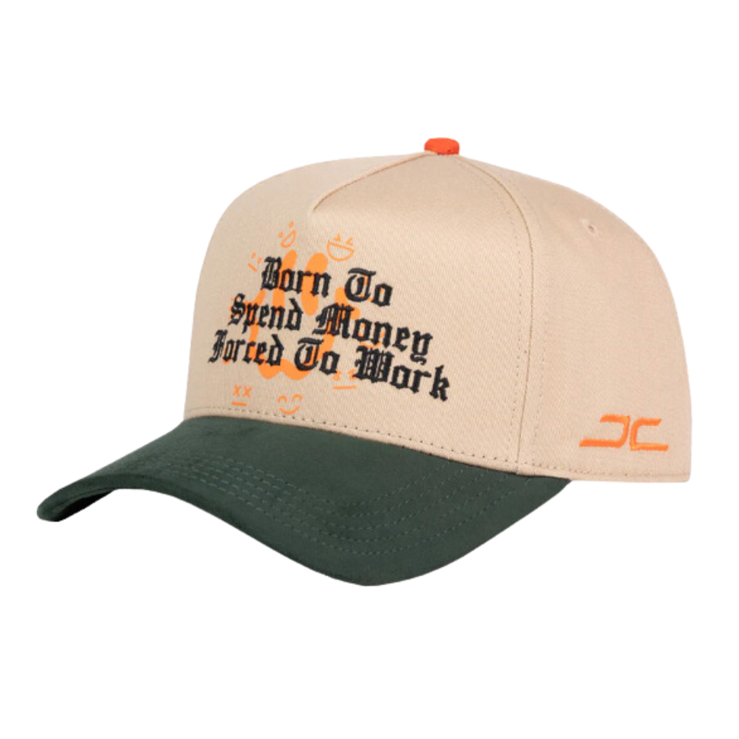 GORRA JC HATS SPEND MONEY BEIGE GREEN