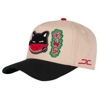 WATERMELON CAT BEIGE BLACK