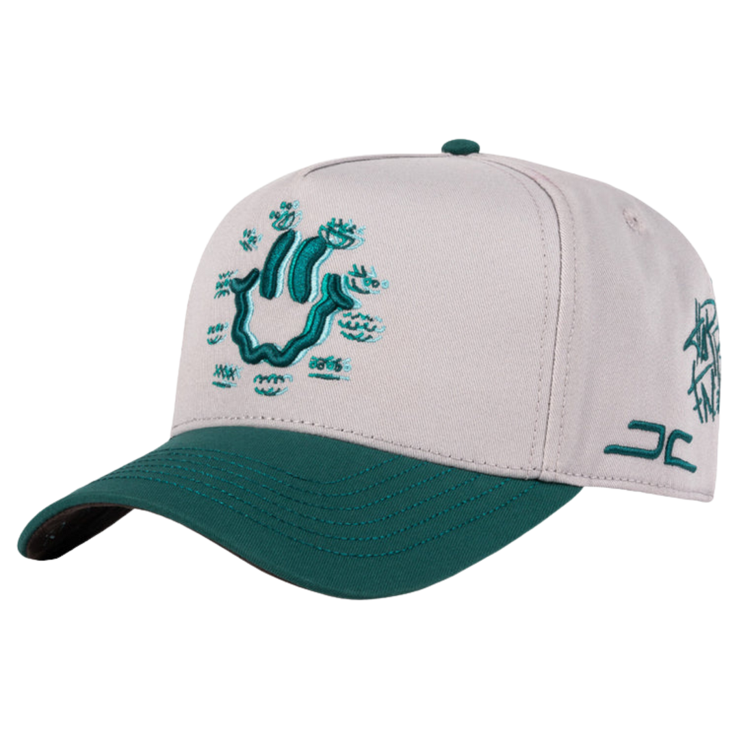 GORRA JC HATS HAPPY FACE GRAY