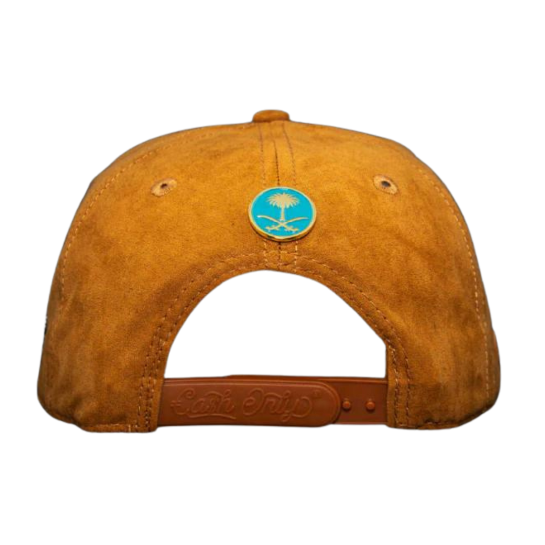 GORRA CASH ONLY CAMEL DESERT IN SUEDE