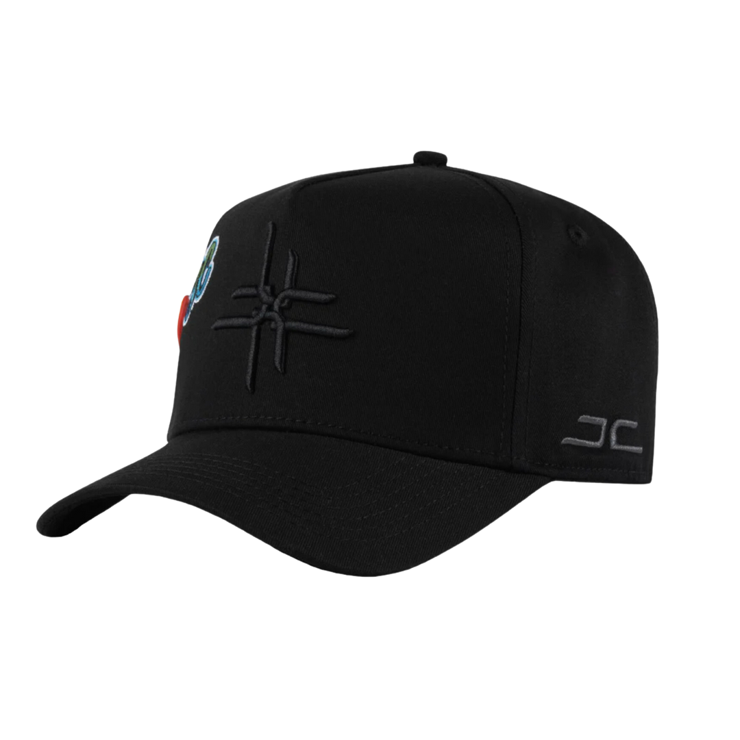 GORRA JC HATS DOUBLE CURVE BLACK