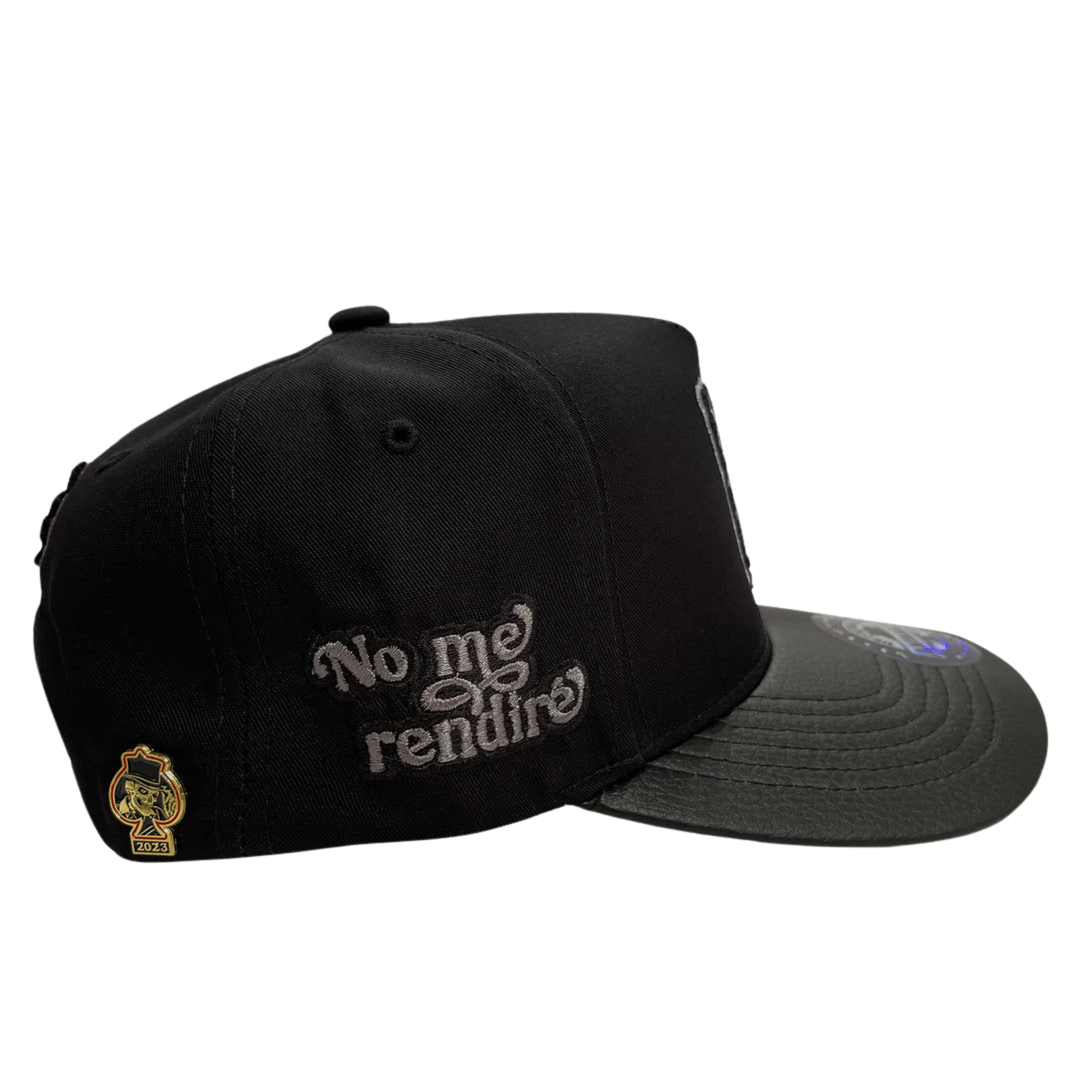 GORRA 1IRON TRENDY HORSE BLACK VINIPIEL
