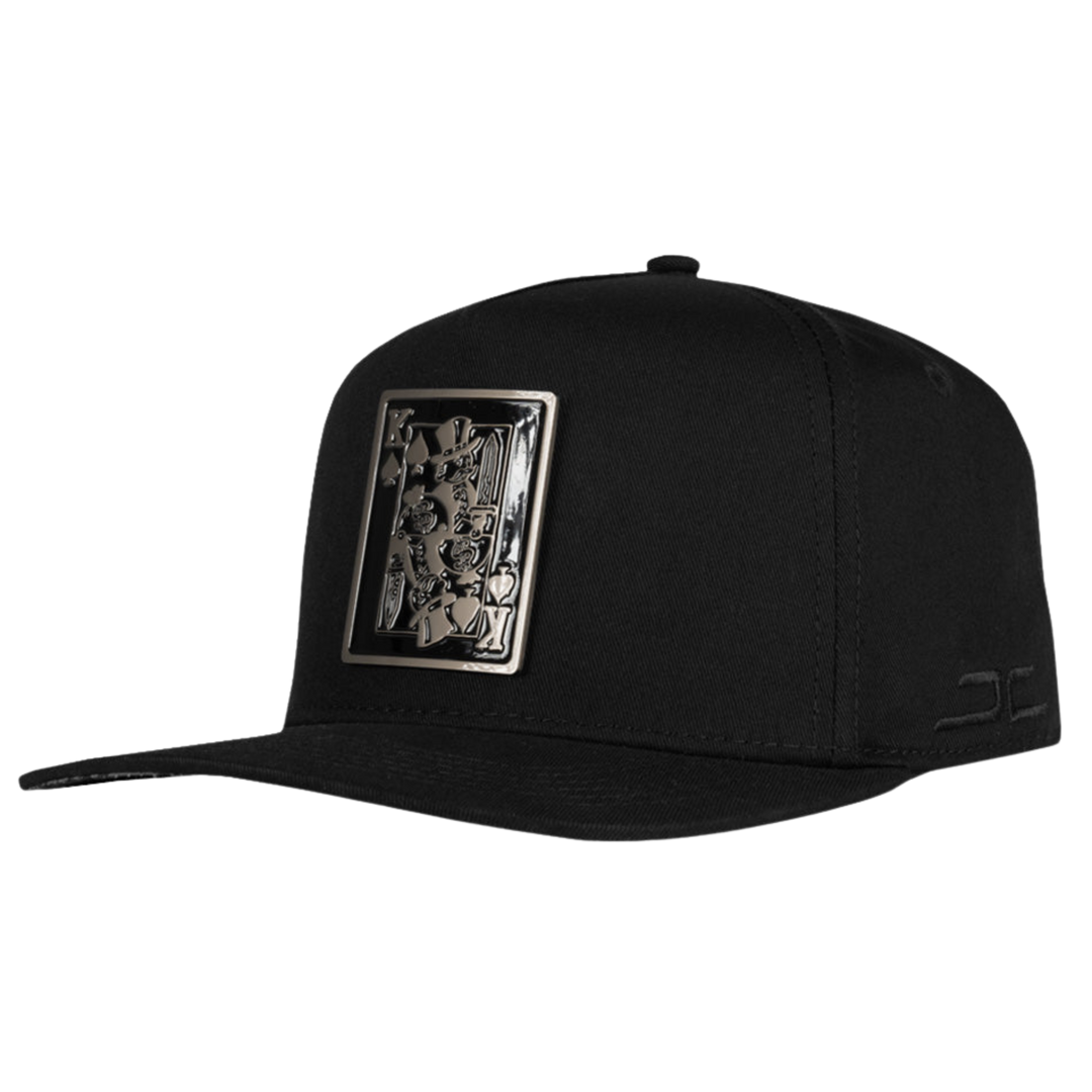 GORRA JC HATS KINGS CARD BLACK ON BLACK