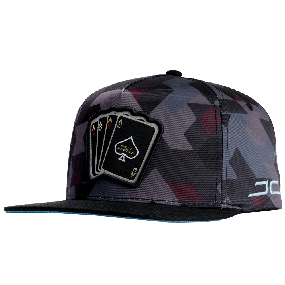 GORRA JC HATS POKER CAMO AZUL