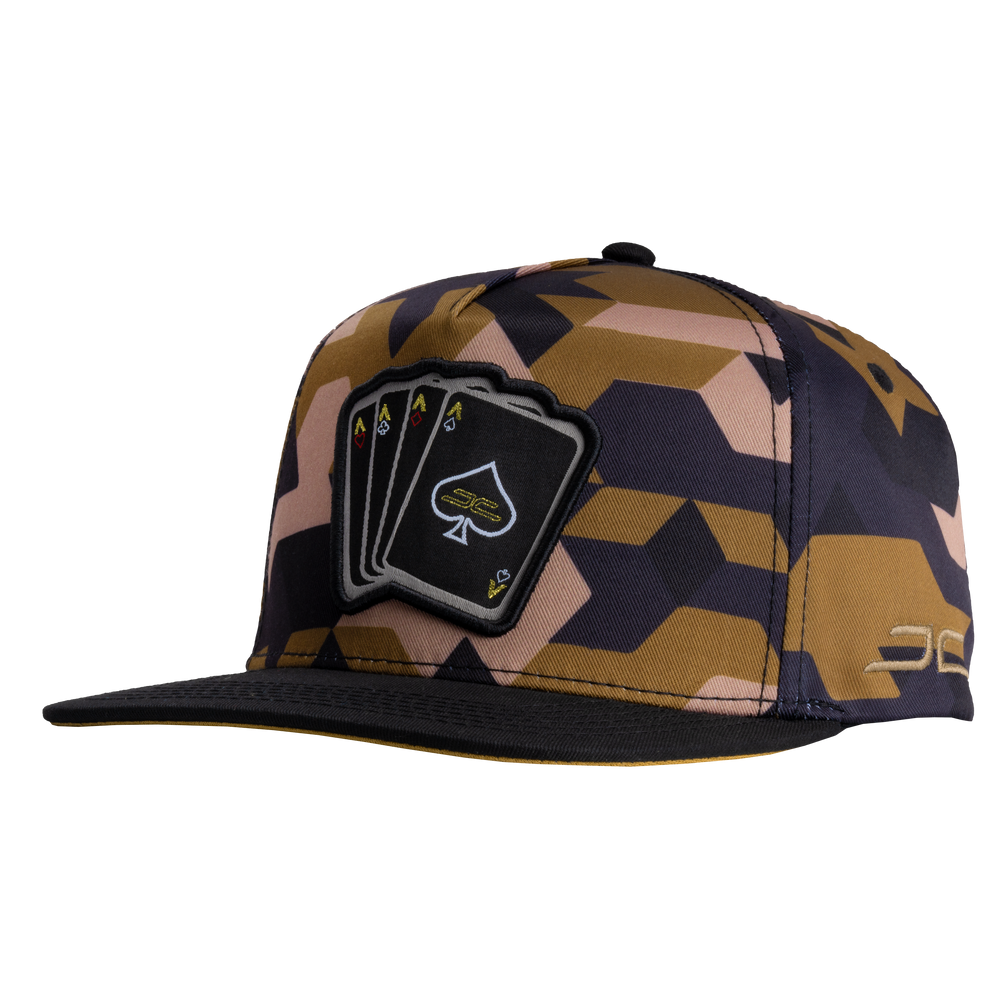 GORRA JC HATS POKER CAMO CAFE
