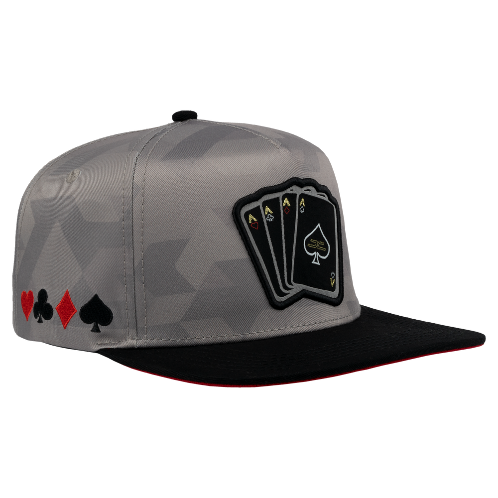 GORRA JC HATS POKER CAMO GRIS