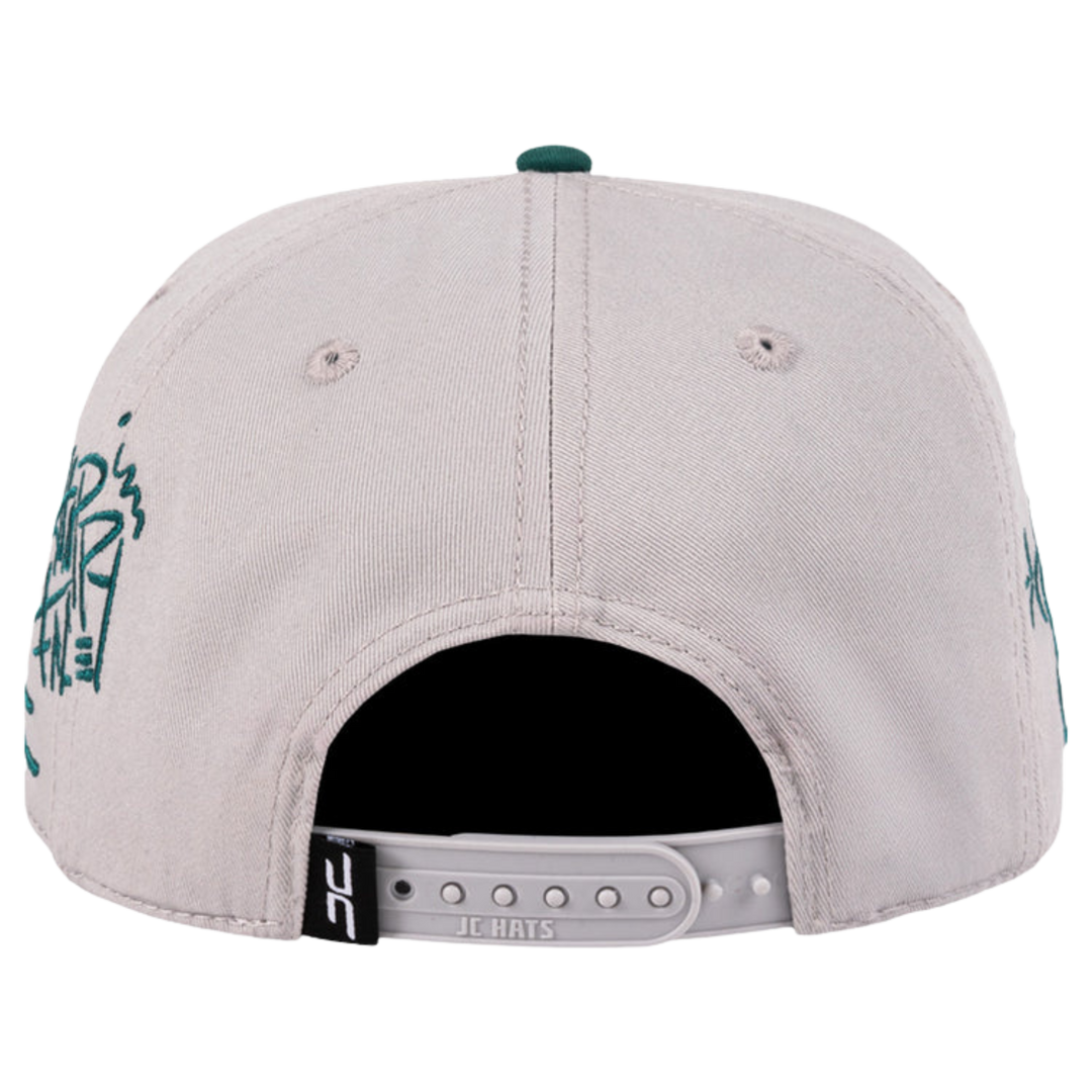 GORRA JC HATS HAPPY FACE GRAY