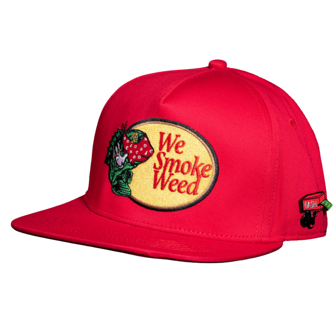 GORRA CASH ONLY WE SMOKE WEED