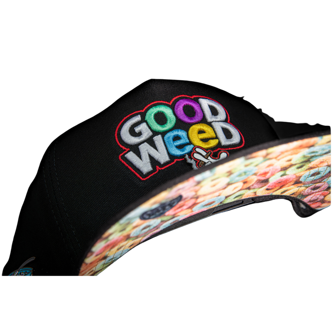 GORRA CASH ONLY GOOD WEED BLACK