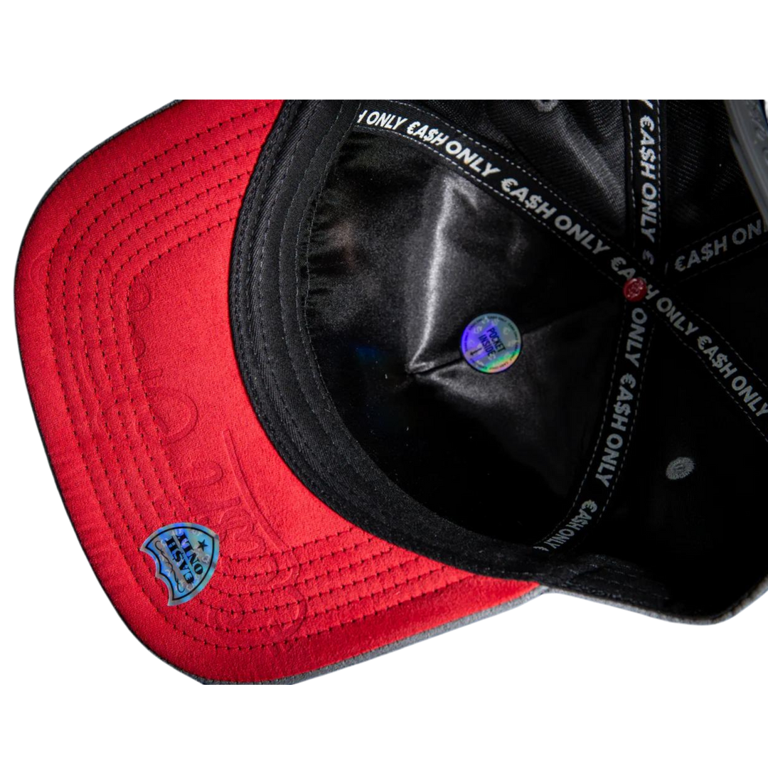 GORRA CASH ONLY MONOPOLY GRIS