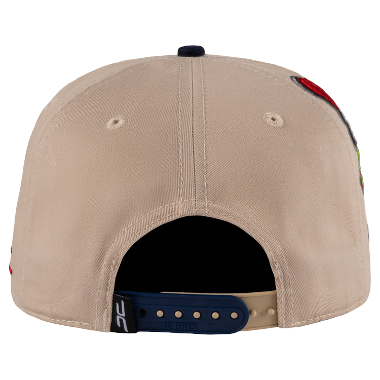 GORRA JC HATS MONEY LOVE BEIGE BLUE