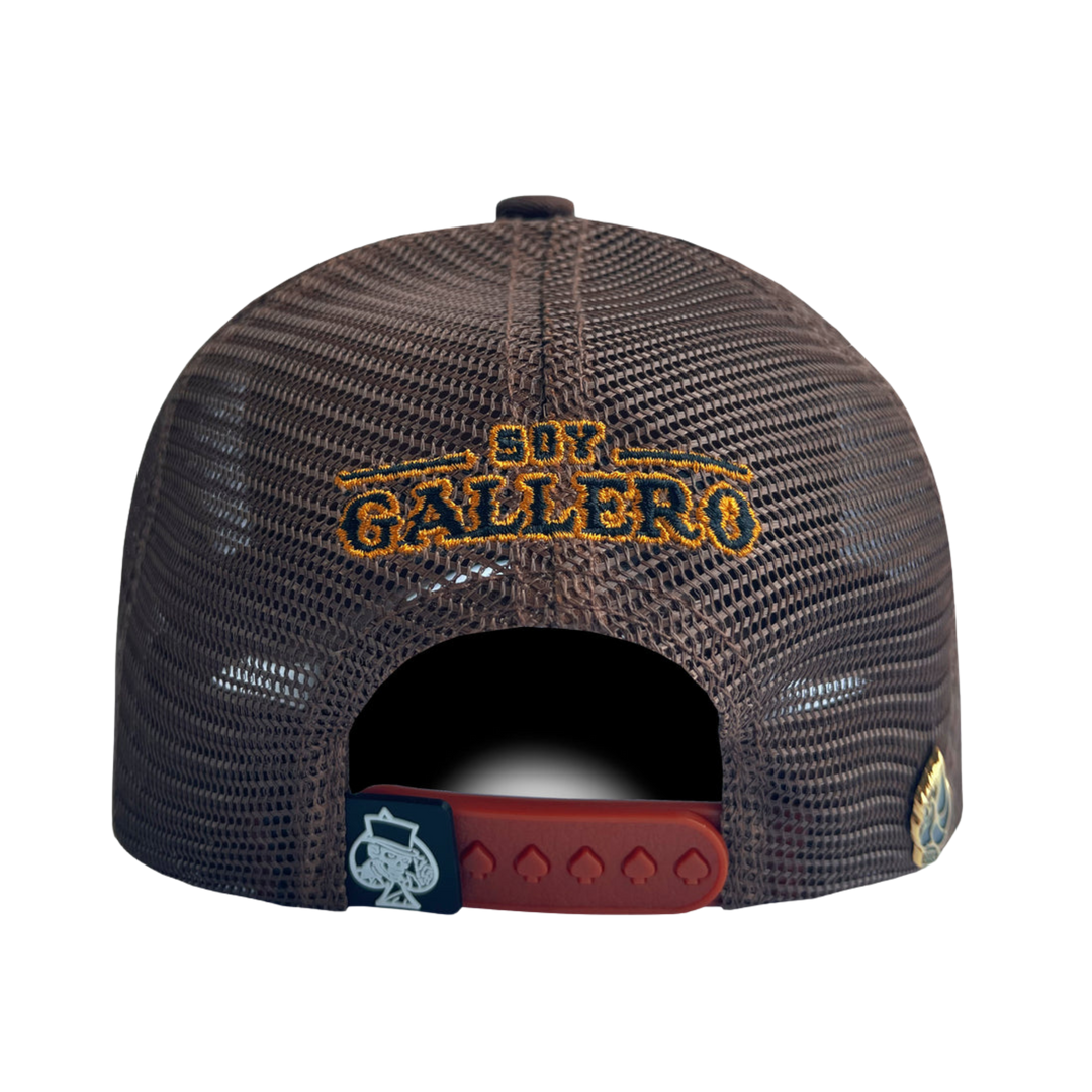 GORRA 1IRON TRENDY EL GALLERO BROWN