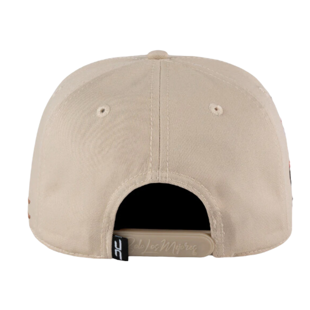 GORRA JC HATS DOUBLE CURVE BEIGE