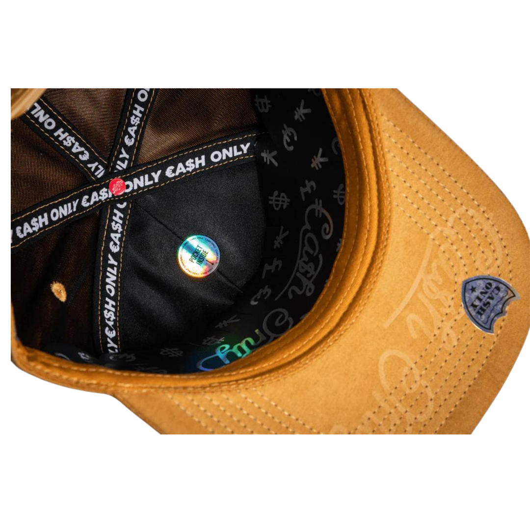 GORRA CASH ONLY MC PATO CAMEL GAMUZA