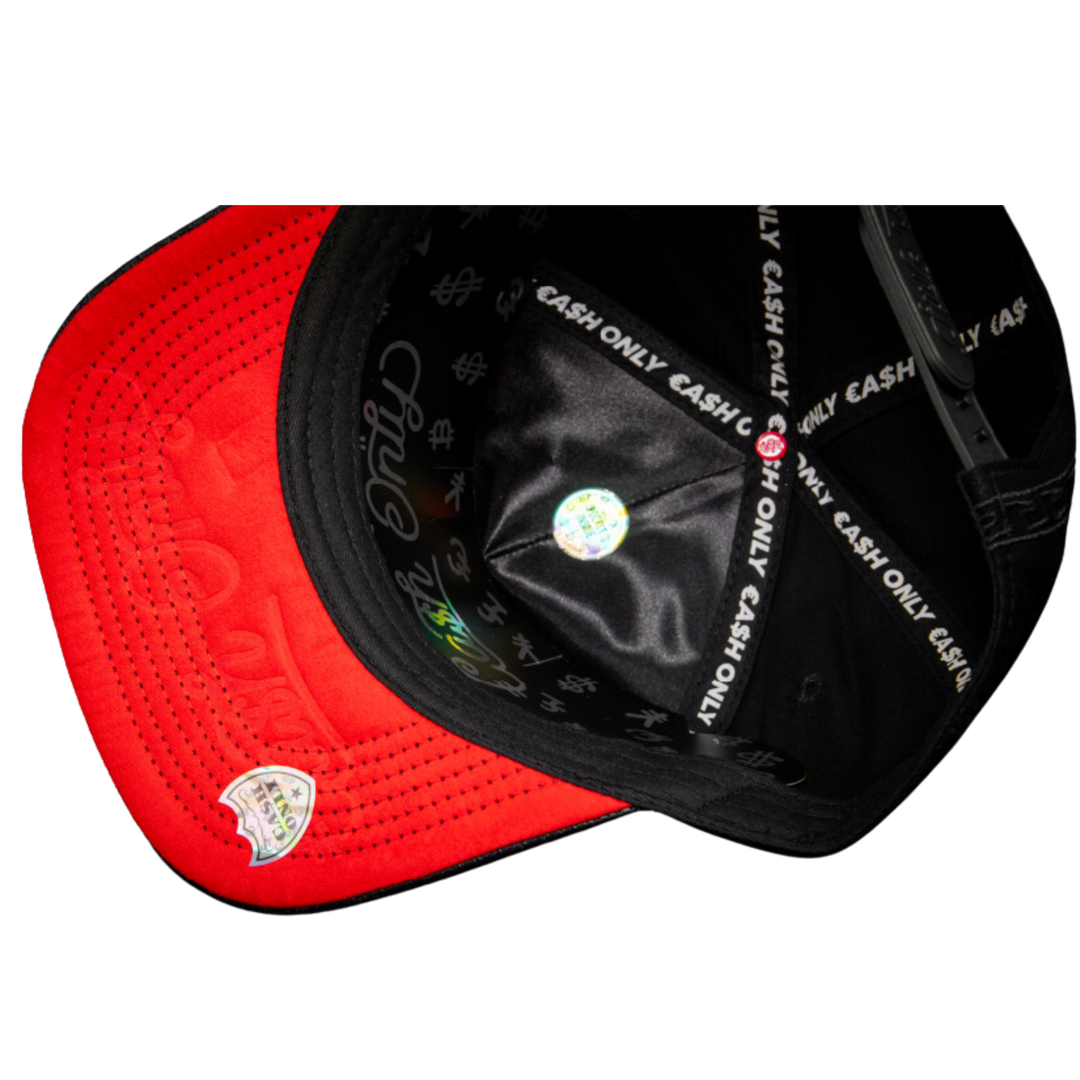 GORRA CASH ONLY RED MEDUZA SNAPBACK