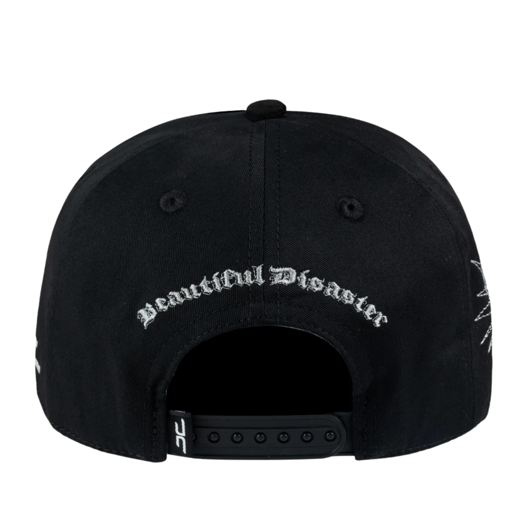 GORRA JC HATS BEAUTIFUL DISASTER ANGRY METALIC