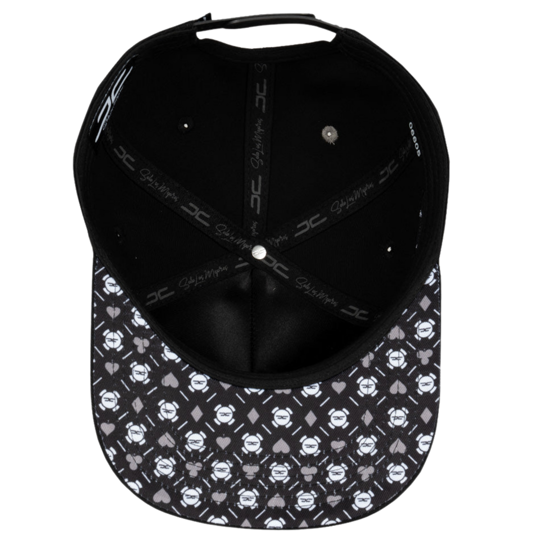 GORRA JC HATS POKER EE BLACK ON BLACK