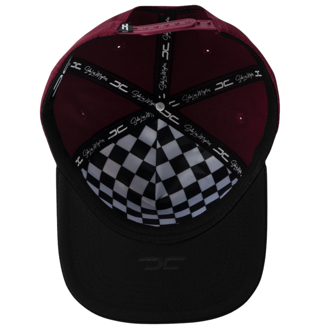 GORRA JC HATS CARTOON BURGUNDY
