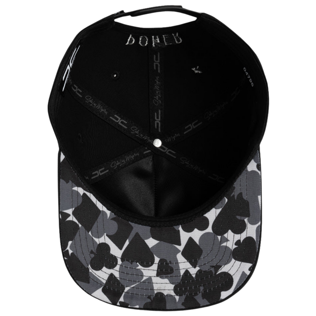 GORRA JC HATS POKER BLACK ON BLACK