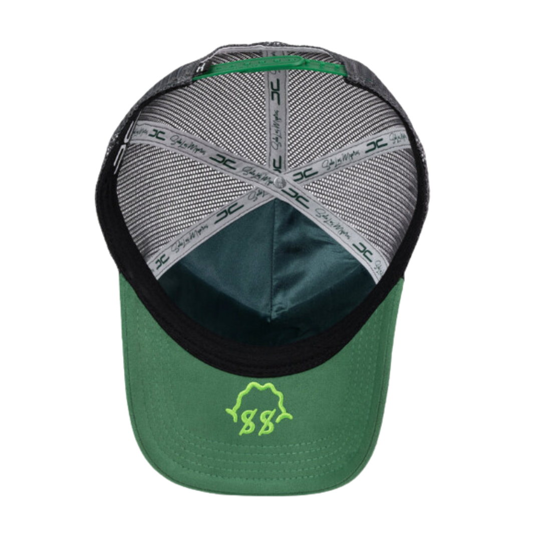GORRA JC HATS SPEND MONEY WHITE GREEN