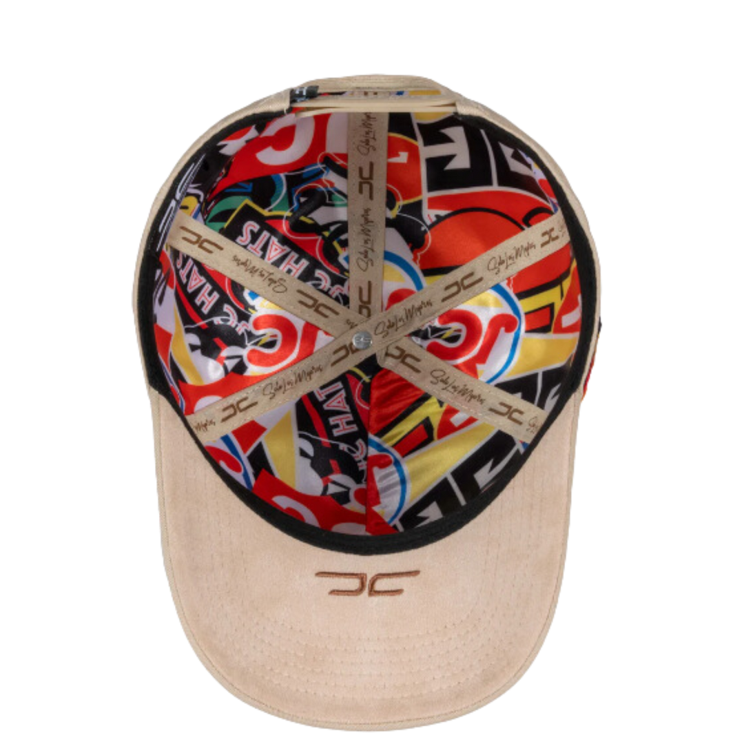 GORRA JC HATS DOUBLE CURVE BEIGE